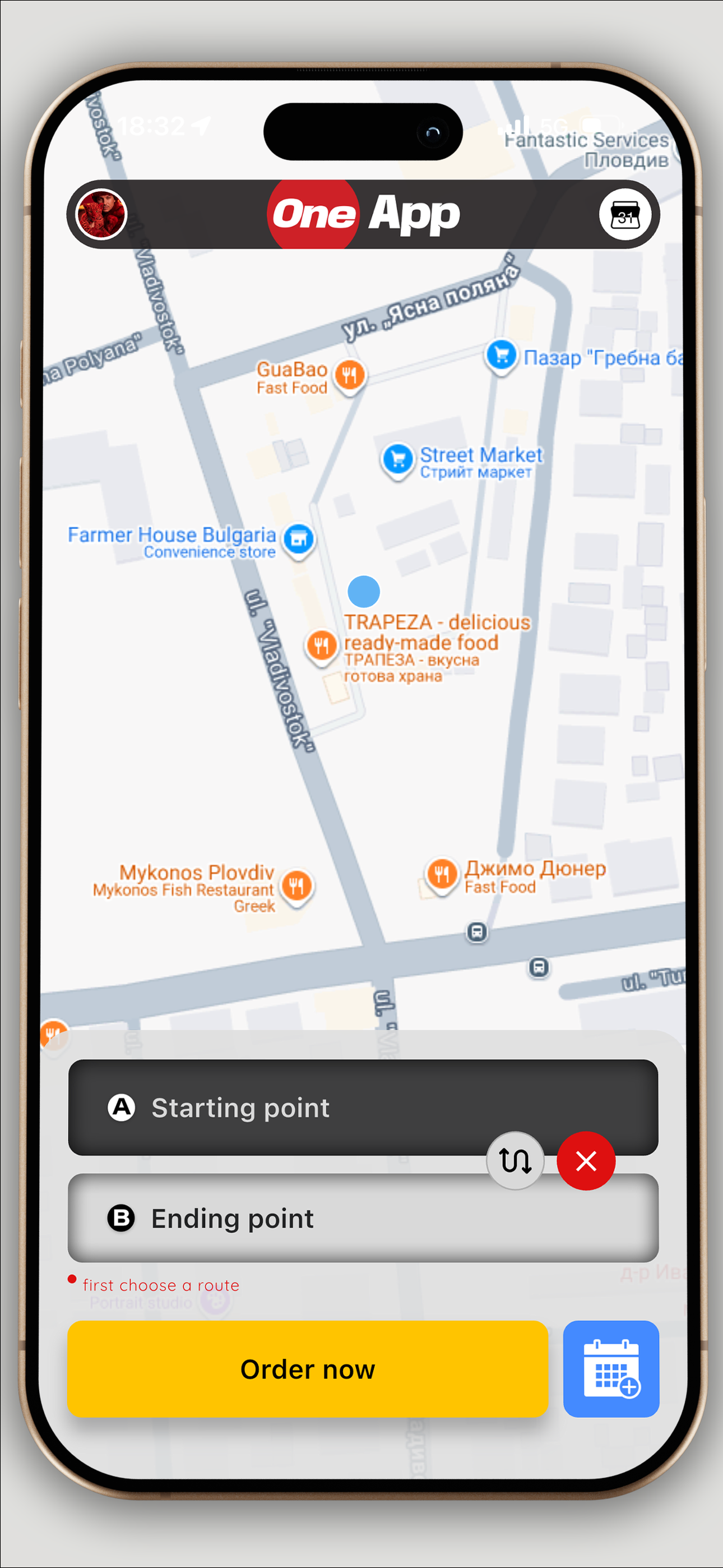 Taxi One App