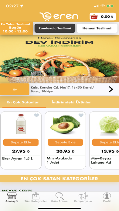 Screenshot 2 of Eren Market App