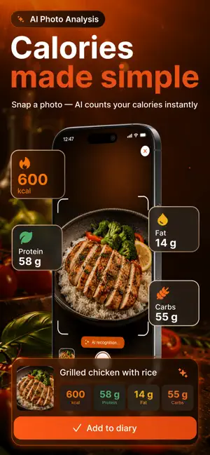 Zevly: AI Food Log & Calorie screenshot 1