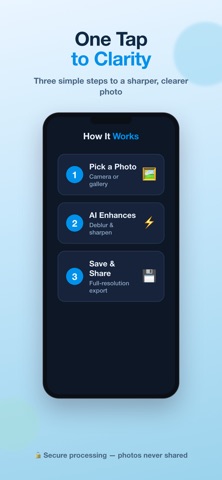 Deblur: Remove Blur & Pixels Screenshot 1 of 3