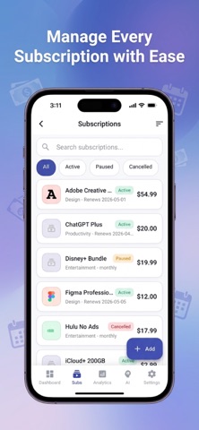 Thrift Meld - Bill Tracker Screenshot 2 of 7