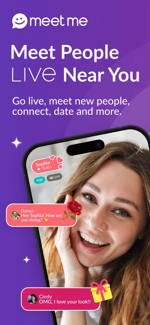 MeetMe: Go Live & Meet People screenshot 1
