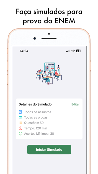 Simulado ENEM - Questões Prova Screenshot