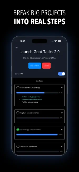 Goat Tasks: To-Do List Planner screenshot 3