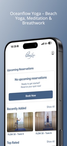 Oceanflow Yoga UK screenshot