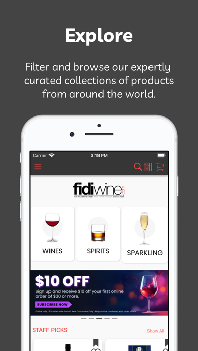 Screenshot #1 pour FiDi Wine