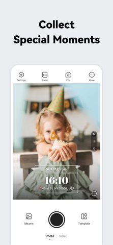 Timestamp Camera - Timemark iPhone screenshot