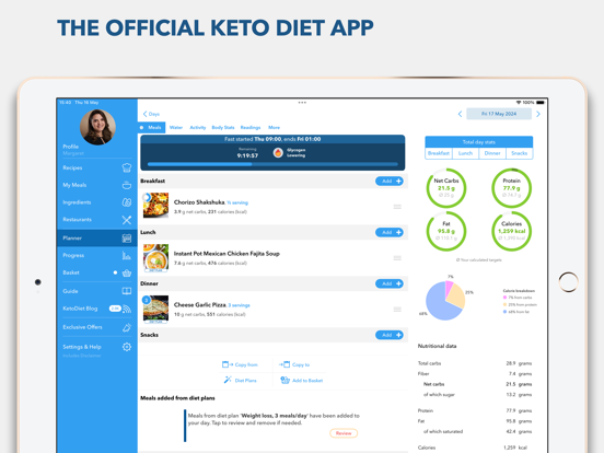 Screenshot #1 for KetoDiet: The #1 Keto Diet App