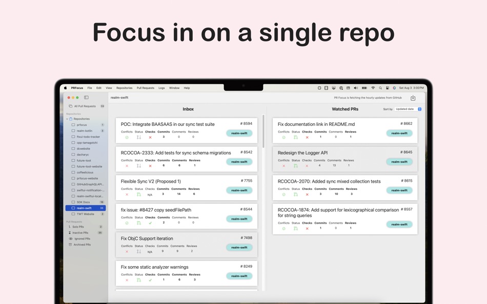 #6. PR Focus (macOS) 由: Dachary Carey