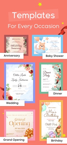Invitation Maker : Party Card Screenshot 2 of 8