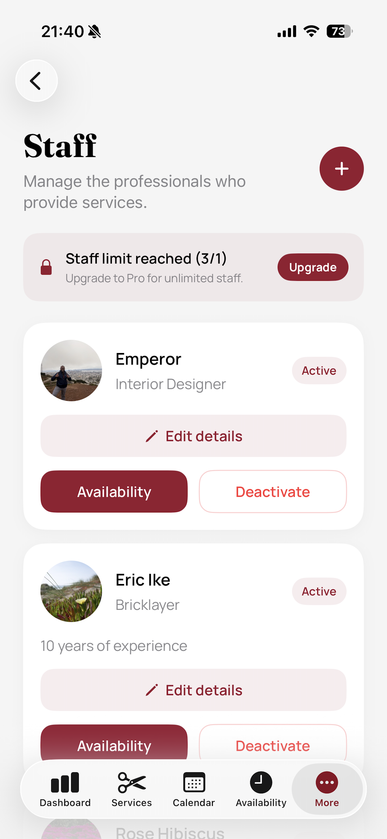 BurgundyBlend: Beauty Booking screenshot 9
