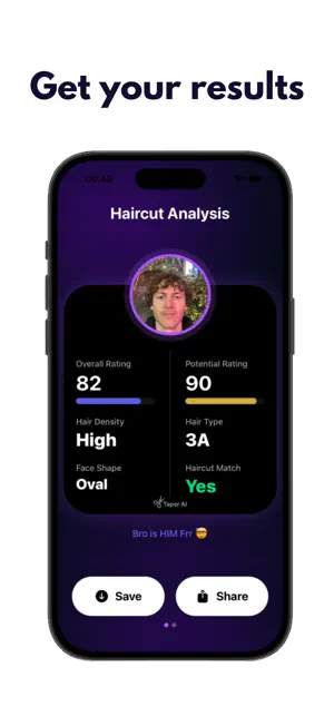 Taper AI - Rate your Haircut screenshot 1