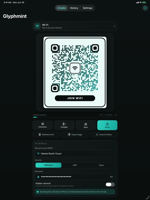 Glyphmint screenshot 2