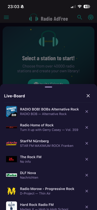Radio Adfree Screenshot 7 of 10