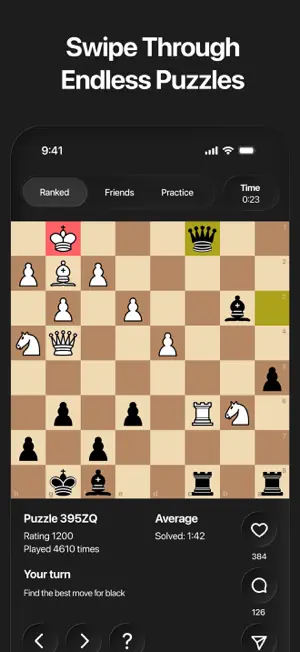 Chess Reels: Puzzles & Tactics screenshot 2
