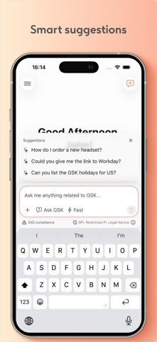 GiGi - GSK Digital Assistant screenshot