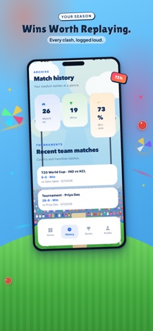Cricksy : Hand Cricket Game Screenshot 6 of 8