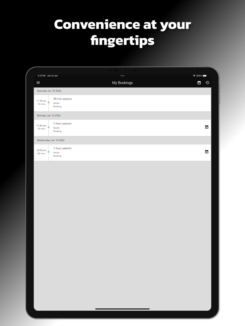 iPad screenshot