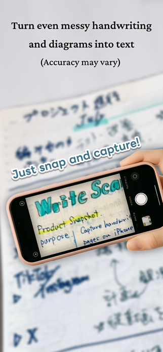 Handwriting Scan - WriteScan Screenshot 2 of 5