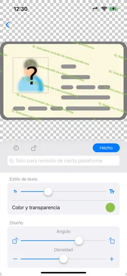 Captura de pantalla de Docmark en iPhone 1