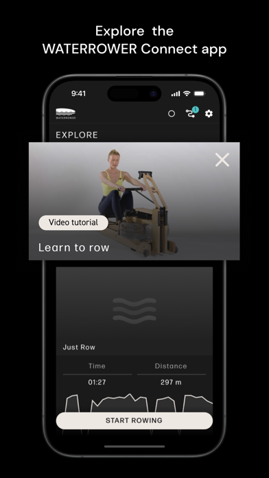 WATERROWER Connect Screenshot