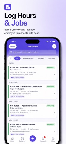 AENTRA Workforce screenshot
