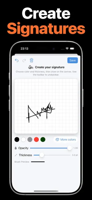 Signature Maker: Photo to PDF screenshot 2