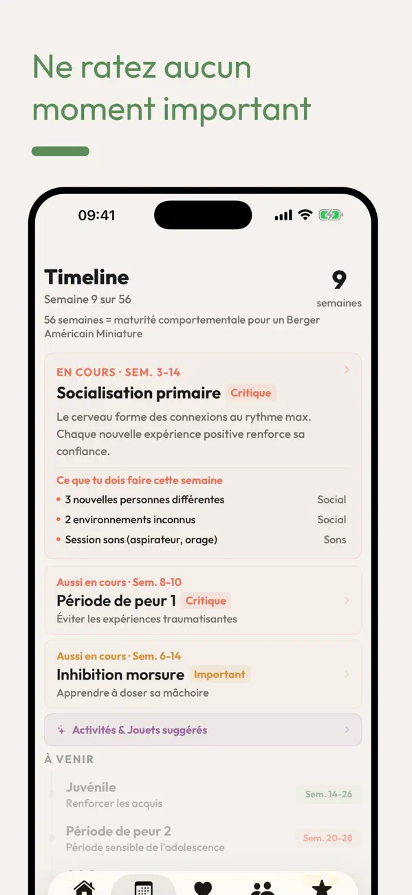 Screenshot #3 pour PuppyPlanner: Carnet du Chiot
