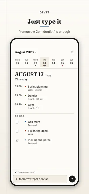 Divit: Agenda & Planner screenshot 2