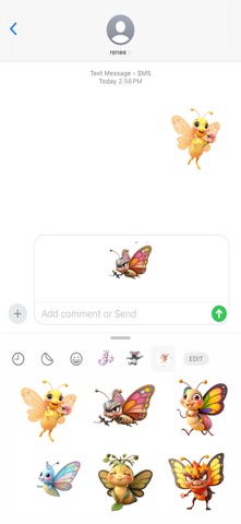 神秘蝴蝶贴纸 screenshot