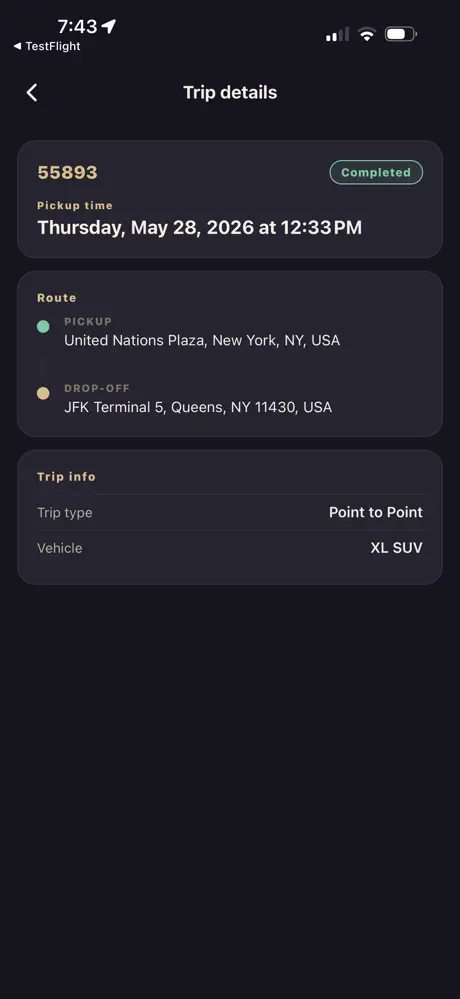 REL Chauffeur‑App screenshot 6
