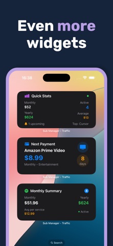 Subscription Manager - Traffic Screenshot 6 of 7
