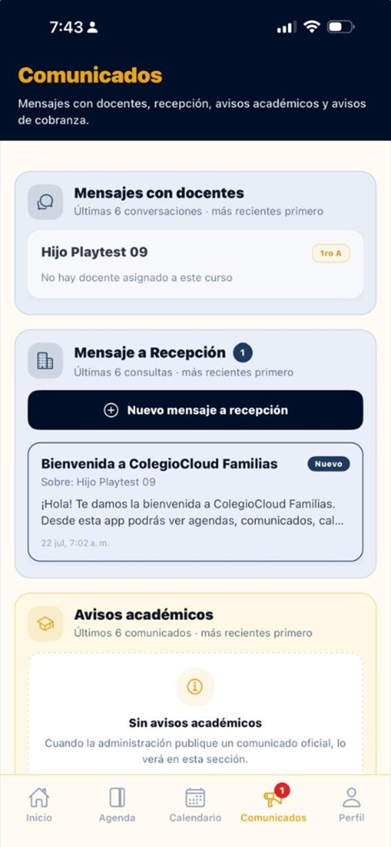 ColegioCloud Families screenshot 5