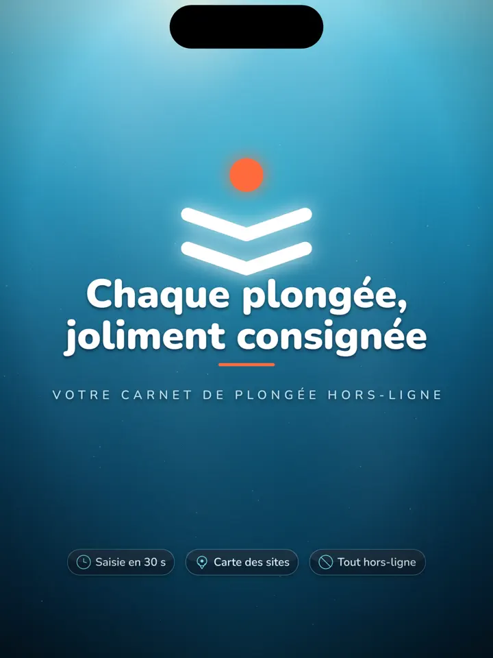 Bottomtime sur iPad : capture d’écran 1 sur 8