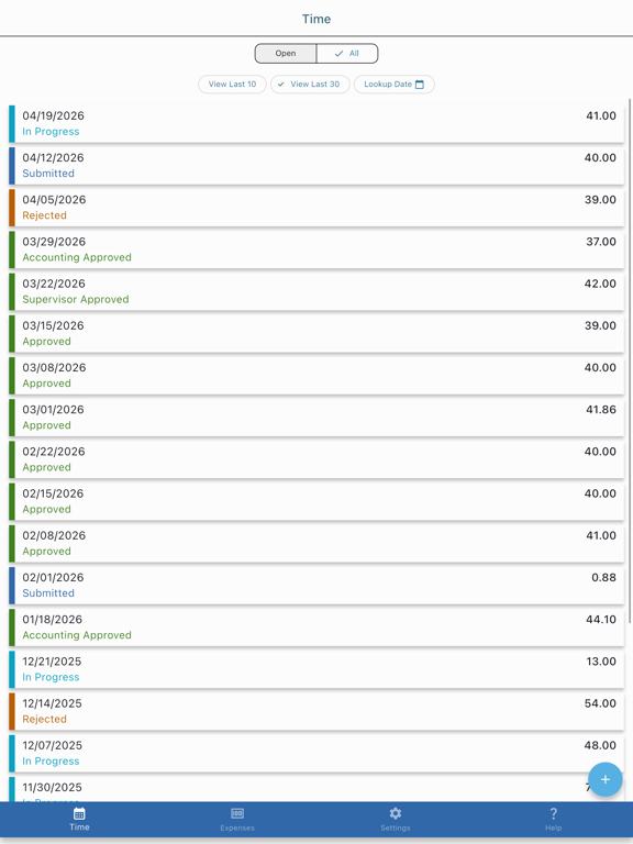 Ajera Time and Expense