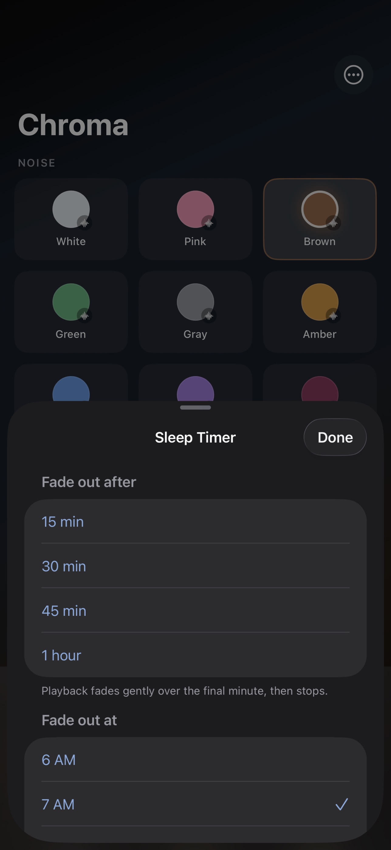 Screenshot 4 of Chroma: Noise & Sleep Sounds