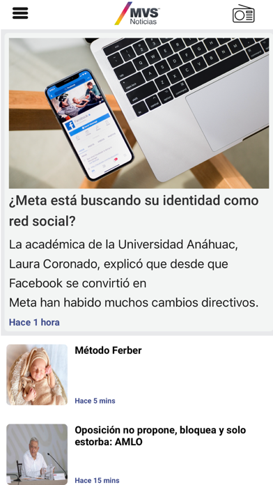 MVS Noticias Screenshot