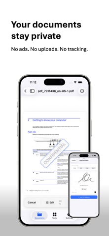 PDF Toolbox - PDF Editor iPhone screenshot