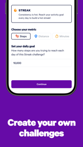 Stridekick Activity Challenges screenshot