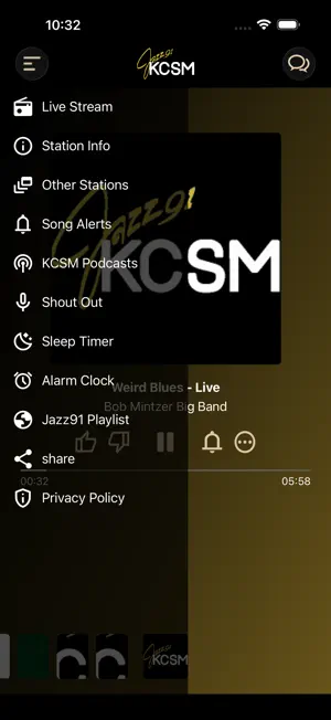Jazz91 KCSM-FM screenshot 2