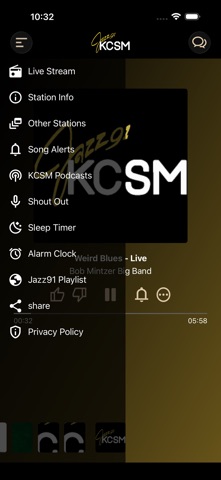 Jazz91 KCSM-FM screenshot