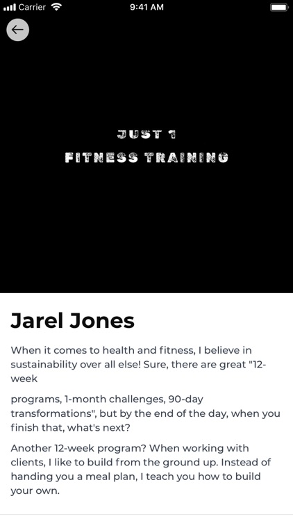 Just One Fitness screenshot-5