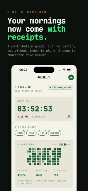 AI Mission Alarm Clock : ROUSE screenshot 4