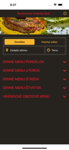 Restauracia Srdiecko Skalica screenshot