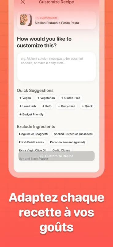 Yummi: Recettes IA & Cuisine screenshot 4 of 8
