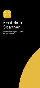 Kenteken Scanner - RDW & APK screenshot