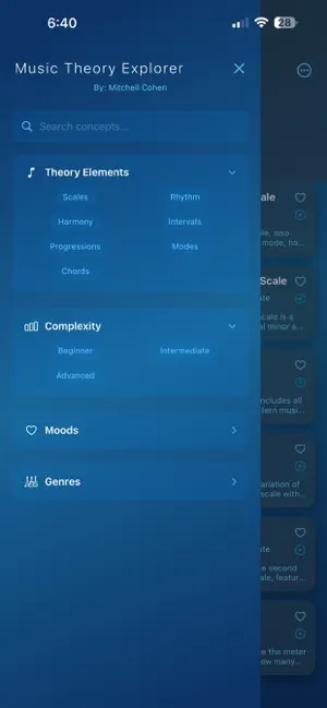 Music Theory Explorer screenshot 2