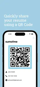 sumofme: Your Digital Resume screenshot #1 for iPhone