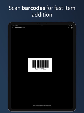 Burrow - Supply Tracker iPad screenshot