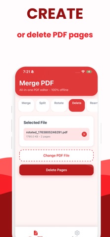 Merge PDF: Combine PDF & Split Screenshot 3 of 5